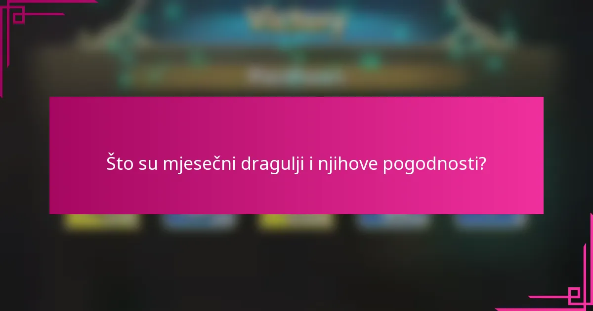 Što su mjesečni dragulji i njihove pogodnosti?